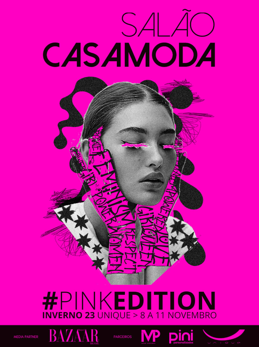Cartaz de divulgação da CASAMODA edição de inverno 2023.