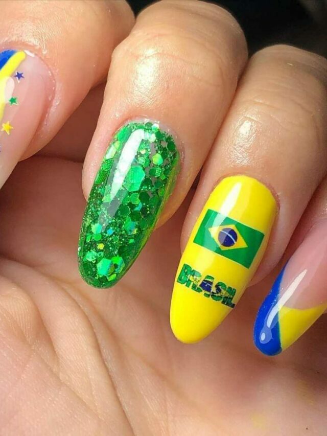 Unhas para a Copa do Mundo 2022: como fazer a bandeira do Brasil?