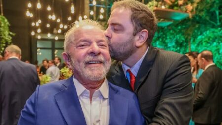 Luís Claudio e Lula.