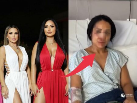 Foto de Deolane Bezerra e sua irmã Daniele Bezerra + foto de Daniele Bezerra com rosto machucado.