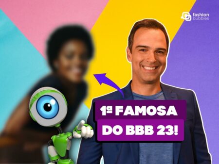 Montagem com foto de bailarina Ingrid Silva, apresentador do BBB 22 Tadeu Schmidt e robozinho do BBB.