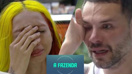 Ruivinha de Marte e Alex chorando.