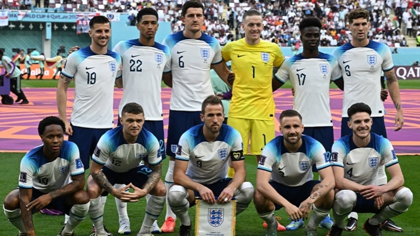 Jogadores da seleção da Inglaterra