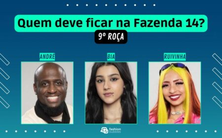 Votação + Enquete A Fazenda 2022 9ª Roça (17/11): André, Bia ou Ruivinha, quem sai e quem fica?
