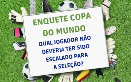 Enquete Copa do Mundo: qual dos jogadores não deveria ter sido escalado para a seleção brasileira?