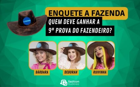 Montagem para enquete A Fazenda 2022 da Prova do Fazendeiro