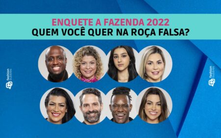 Montagem para ilustrar a enquete A Fazenda 2022 da Roça Falsa