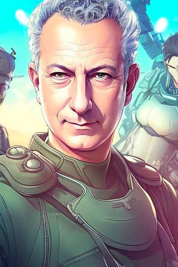 Desenho com temática gamer.
