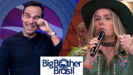 Tadeu Schmidt e Adriane Galisteu