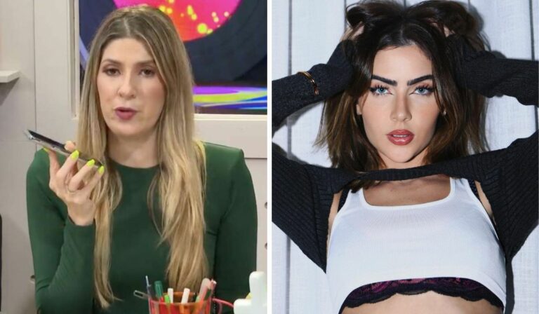 Montagem com fotos de Dani Calabresa e Jade Picon