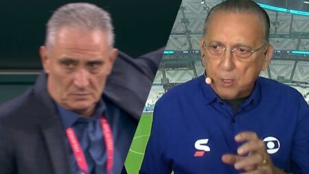 Galvão Bueno detona atitude de Tite após derrota do Brasil e avisa para quem vai sua torcida na Copa