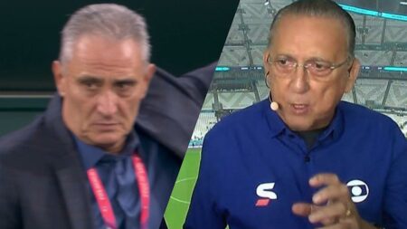 Galvão Bueno e Tite