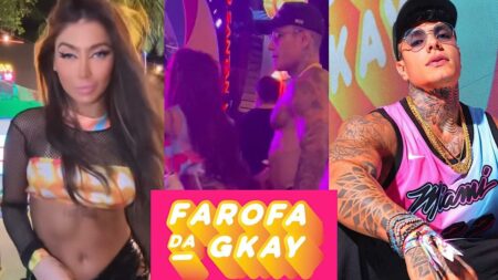 Mirella e Victor na Farofa da Gkay