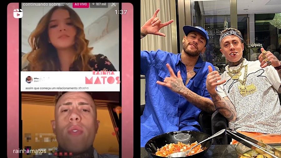 Neymar, Mc Daniele Mel Maia.