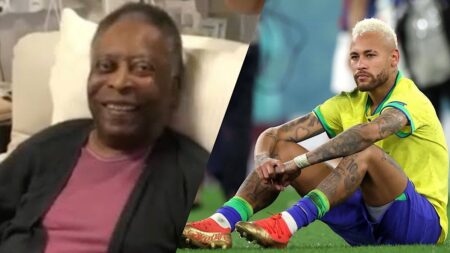 Ainda internado, Pelé manda mensagem emocionante para Neymar após queda do Brasil na Copa