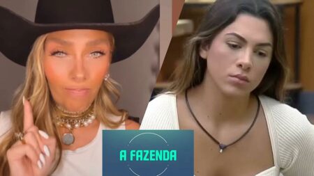 Adriane Galisteu e Pétala em A Fazenda