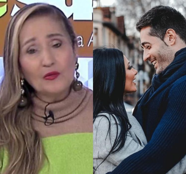 Montagem com fotos de Sonia Abrão e Simaria