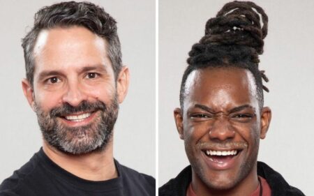 Montagem com Iran e Pelé para ilustrar top 5 da Fazenda