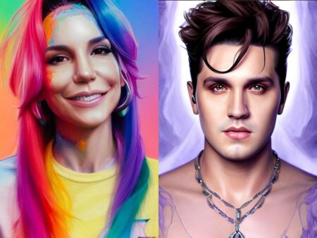 Ivete Sangalo e Luan Santana na trend do metaverso.