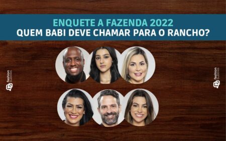 Montagem com os peões que Babi pode chamar para o Rancho para ilustrar a enquete A Fazenda 2022