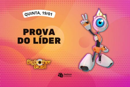 fundo rosa e laranja com imagem do robô e que horas começa o BBB 23 hoje, 19/01