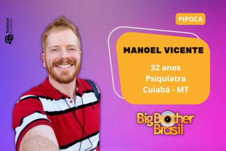 Quem é Manoel Vicente, da Casa de Vidro do BBB 23? Tudo sobre o participante