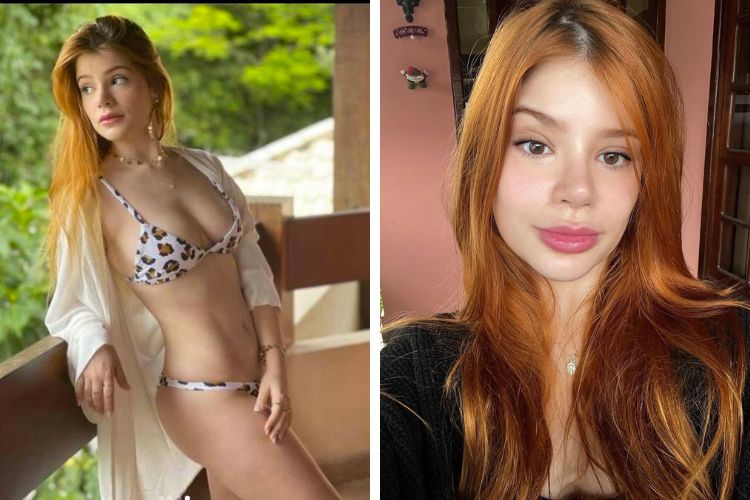 Antes e depois de Giovanna Leão após procedimentos estéticos antes de entrar na Casa de Vidro do BBB 23