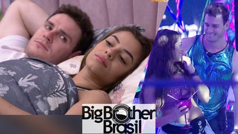 Key e Gustavo no BBB 23.