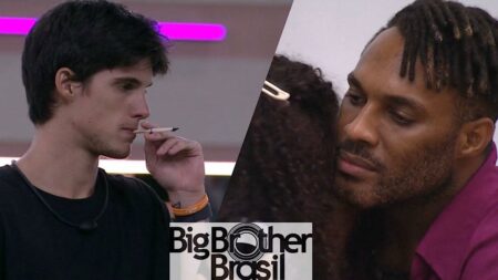 Gabriel, Paula e Fred Nicácio no BBB 23.