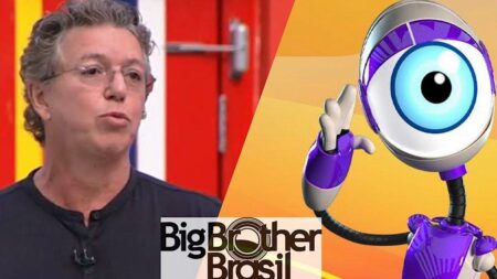 Boninho no BBB 23 e robô do BBB
