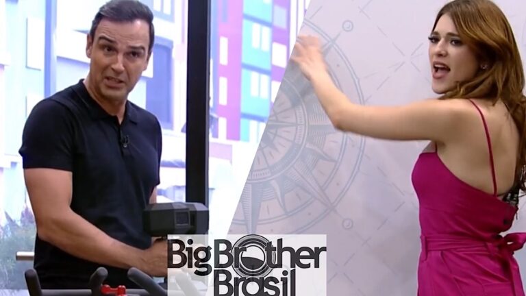 Tadeu Schmidt e Ana Clara no BBB 23.