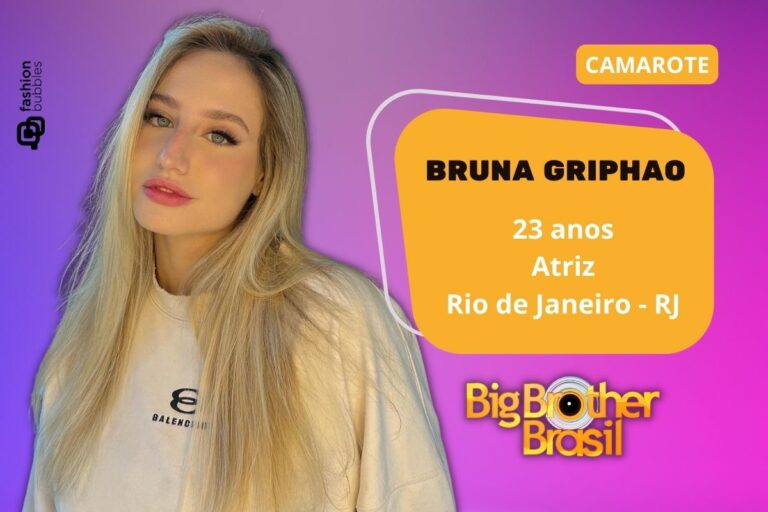 Montagem com as informações de Bruna Griphao do BBB 23