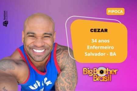 Foto de Cezar Black do BBB 23.