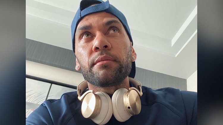 Daniel Alves no Instagram.