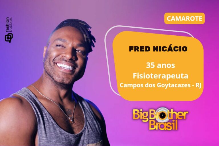 foto de Fred Nicácio, participante confirmado do Camarote do BBB 23