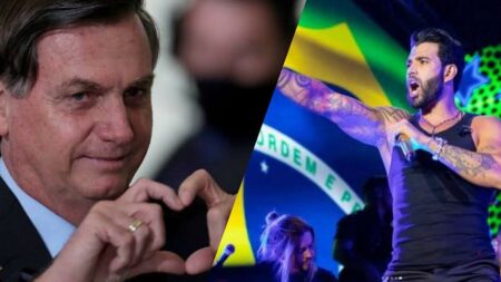 Bolsonaro e Gusttavo Lima.