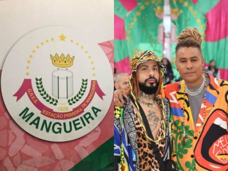 Carnaval 2023: Meninos Rei assina estampas para a ala das baianas da escola de samba Mangueira