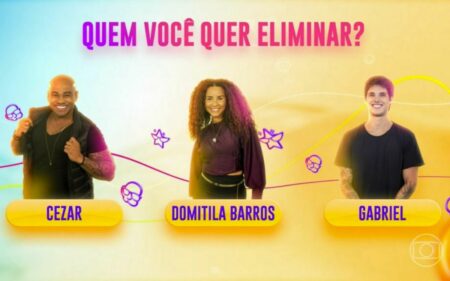 Cezar Domitila e Gabriel estão no Paredão do BBB 23