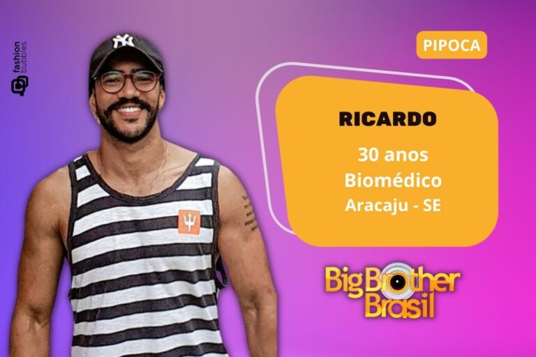 Montagem de Ricardo Camargo, participante confirmado na Pipoca do BBB 23
