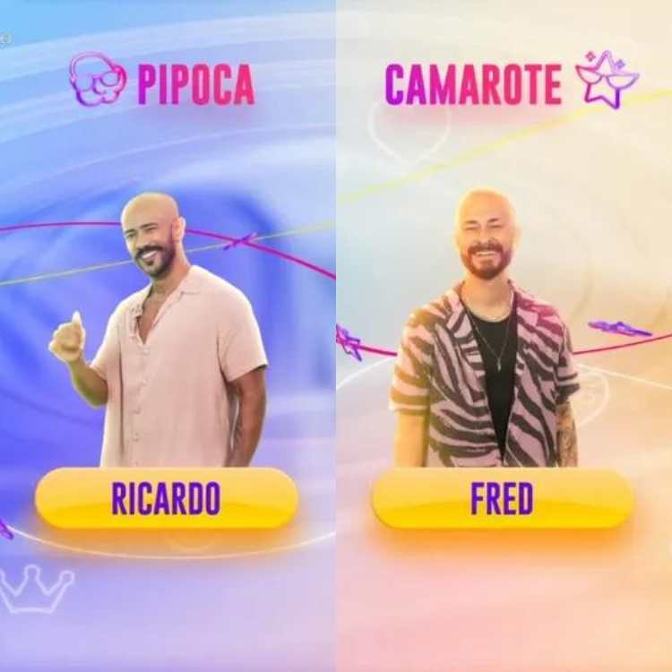 Foto de Ricardo e Fred do Big Brother Brasil 2023.
