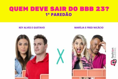 Votação + Enquete BBB 23 1º Paredão: quem sai e vai para o Quarto Secreto, Gustavo e Key Alves ou Marília e Fred Nicácio?
