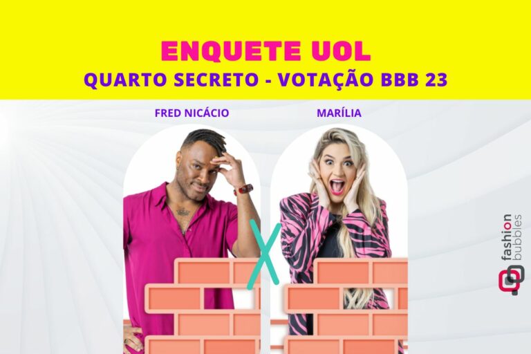 Montagem com os emparedados do BBB 23 para ilustrar a matéria de quem sai de acordo com a enquete UOL