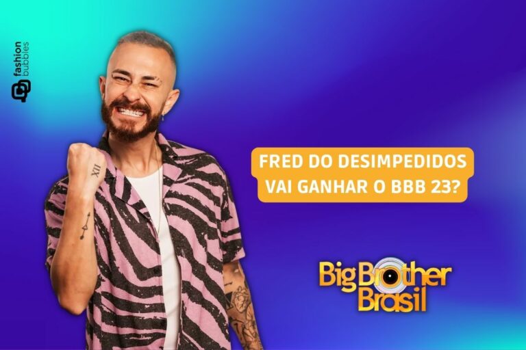 Montagem com Fred do Desimpedidos para ilustrar a enquete BBB 23