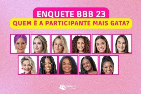 Montagem com as mulheres do Big Brother Brasil para ilustrar a enquete BBB 23 de participante mais gata