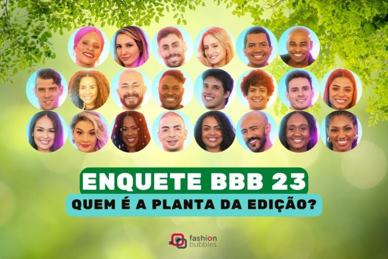 Montagem para enquete BBB 23 de planta da edição