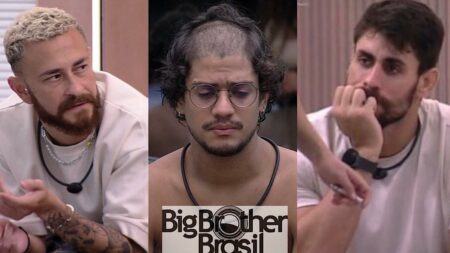 BBB 23 madrugada após eliminação de Tina.