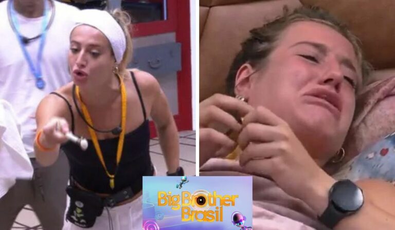 Montagem com fotos de Bruna no BBB 23