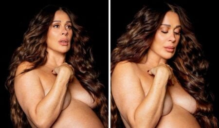 Quando Claudia Raia vai dar à luz? Grávida aos 56, atriz exibe barrigão em foto completamente nua