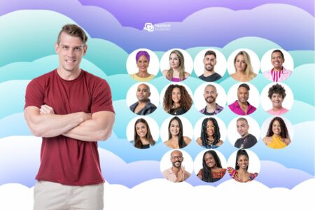 foto de Cristian, Anjo da semana no BBB 23, para a enquete de quem deve ter imunidade