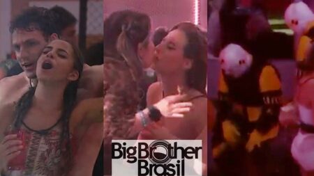 Festa do Líder BBB 23 – Tensão sexual, beijo entre sisters e dummy passando mal marcam madrugada